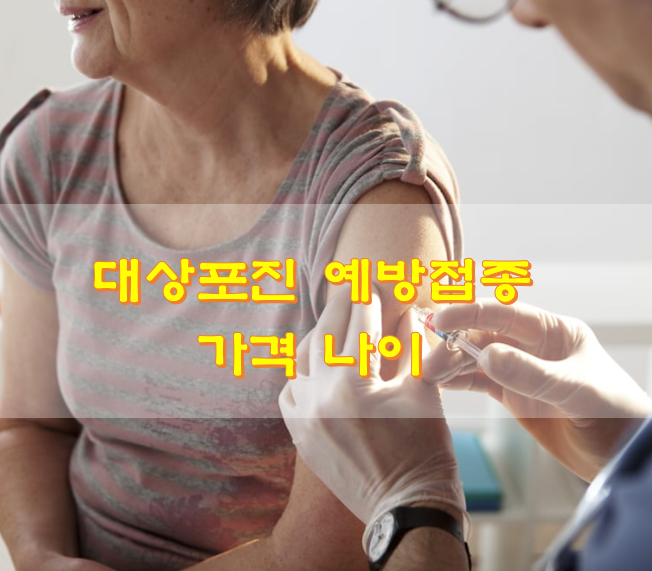 대상포진 예방접종 가격