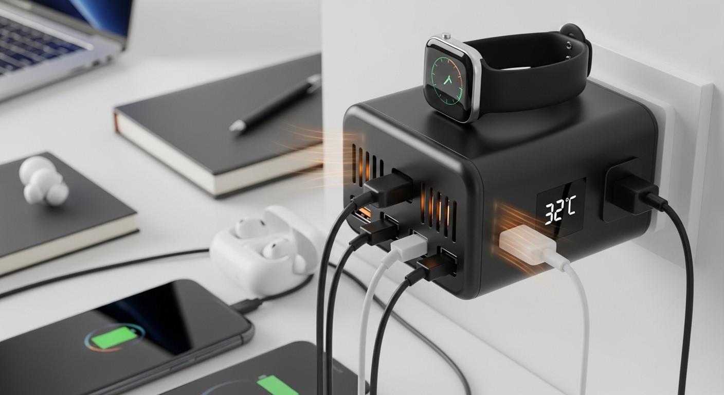 발열 제어 멀티충전기 내돈내산 후기