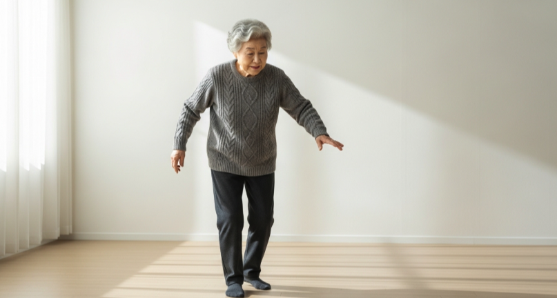 허벅지 근육 감소 초기 흔들림