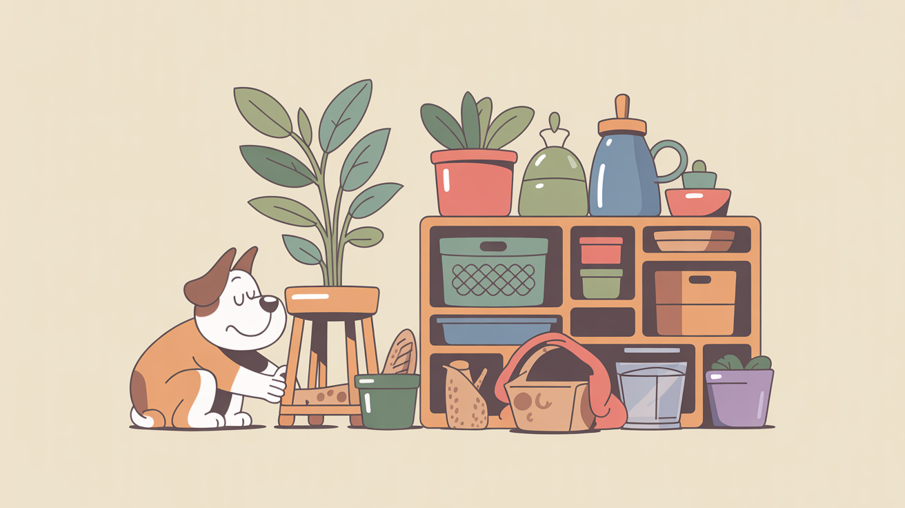 말없이 주변을 돌보는 ISFJ 강아지 캐릭터