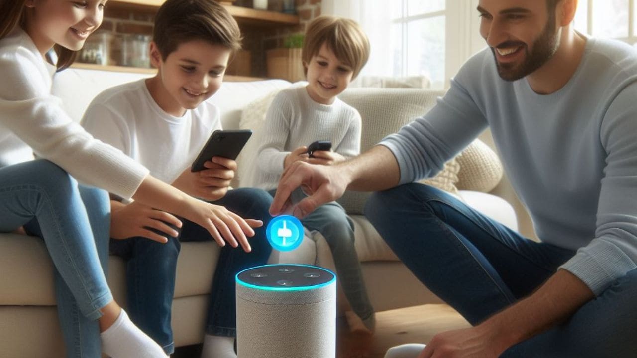 이미지 출처: AI 생성 이미지(콘텐츠 이해를 돕기 위한 시각 자료. 실제 인물을 특정하지 않은 AI 생성 이미지)AI 스피커와 같은 스마트 홈 기기는 가족 구성원 각자의 취향에 맞는 콘텐츠를 제공하며 자연스러운 소통을 유도하고 유대감을 강화합니다.