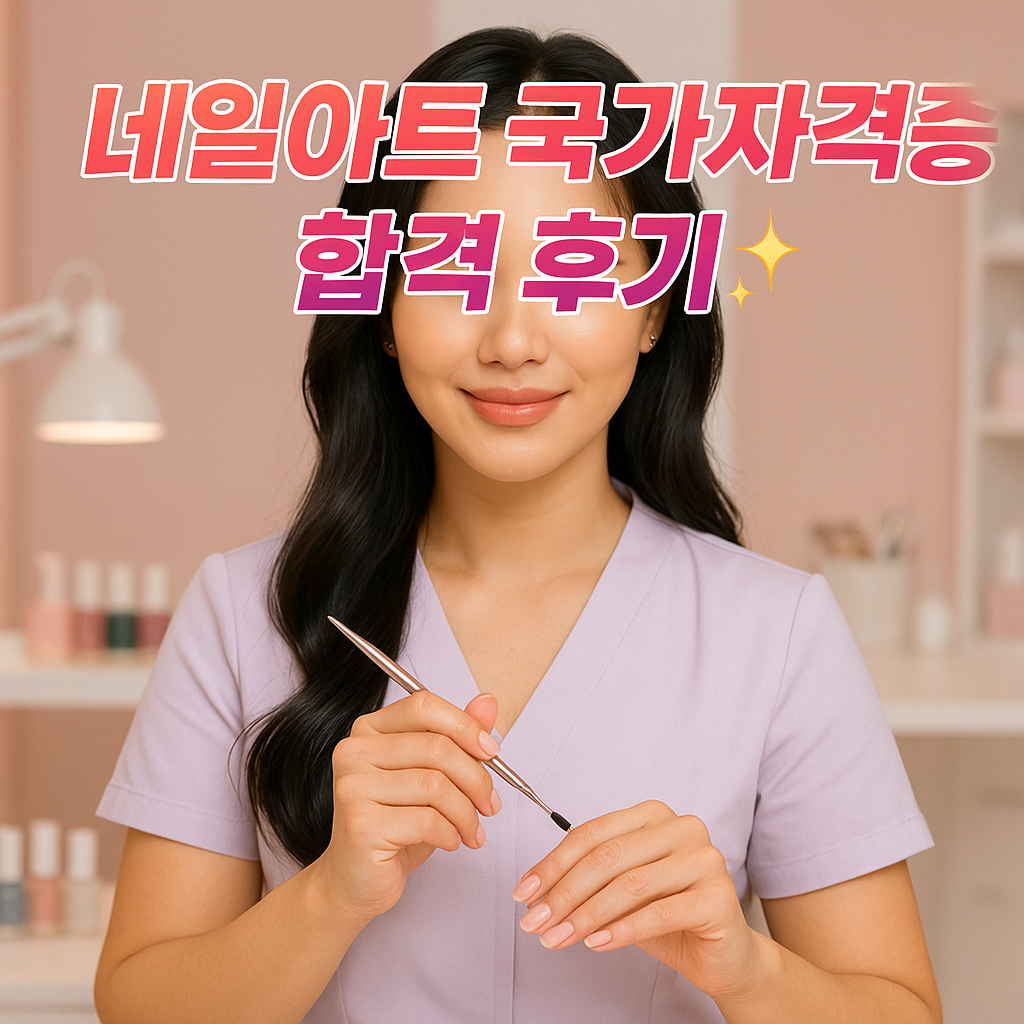 네일 국가자격증 합격비법·실전후기 공개