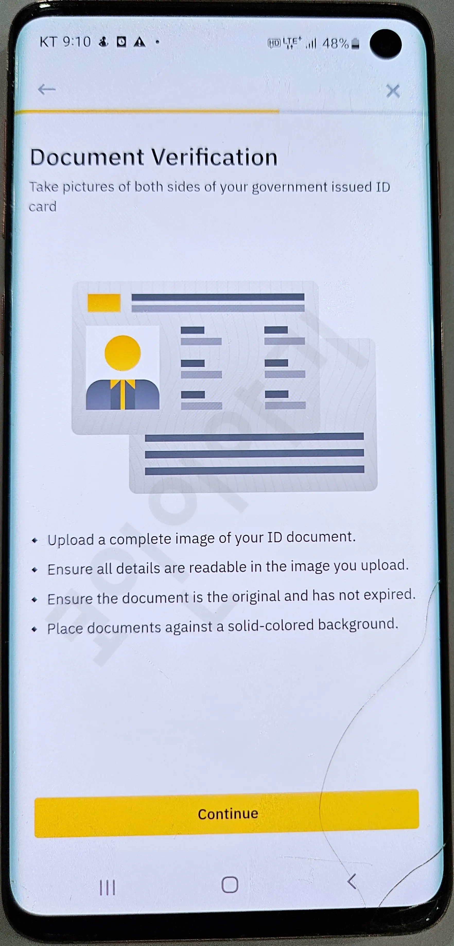 바이낸스 KYC인증11