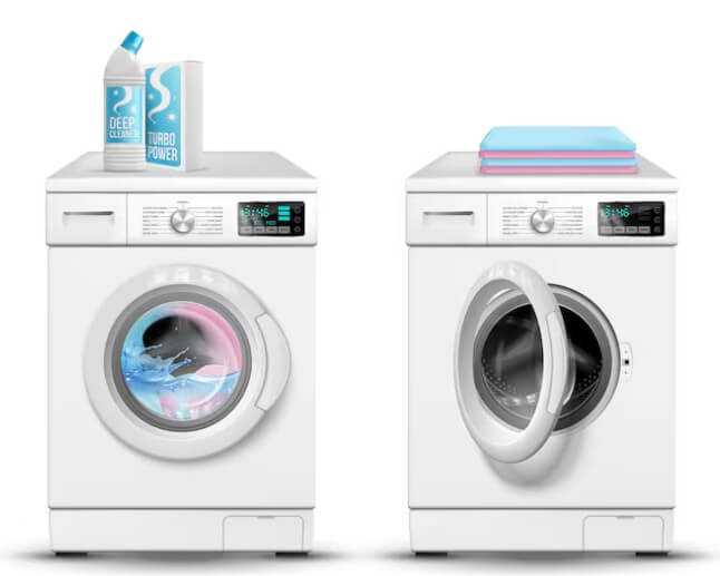 여러 종류의 가전 제품들