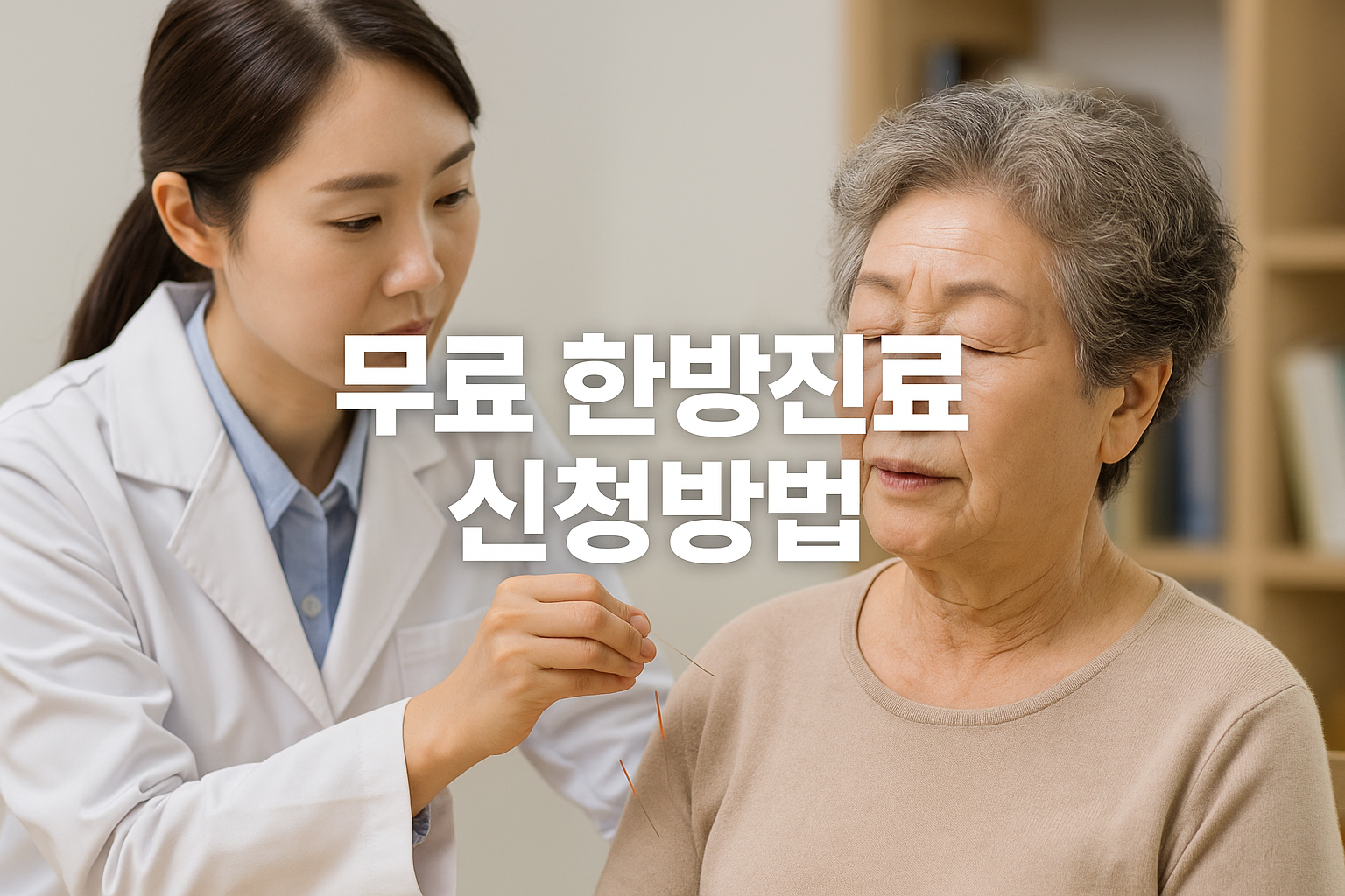 시니어 건강 복지 💡 무료 한방진료 서비스 신청 방법 총정리