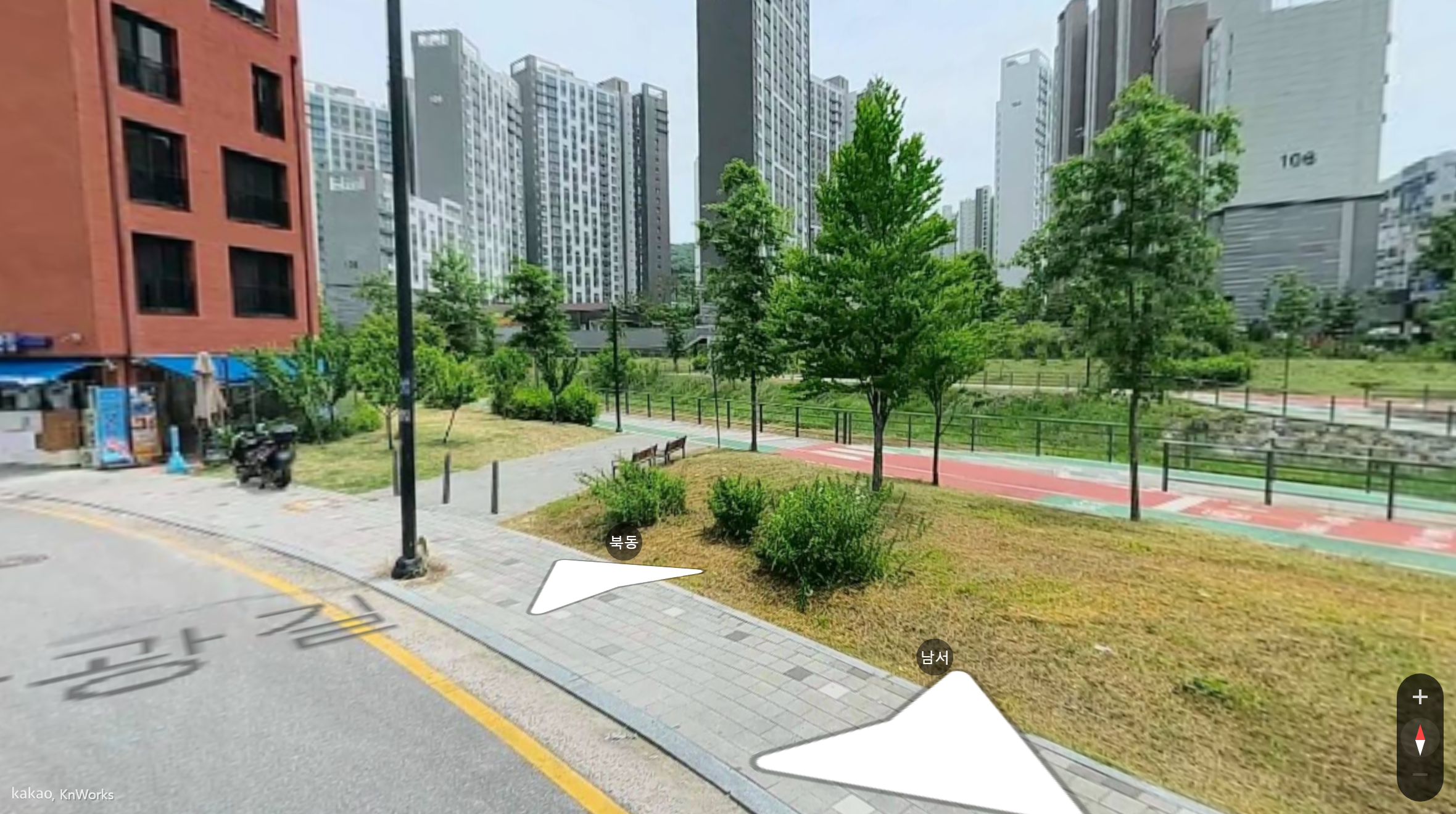 대광로제비앙더퍼스트 주변 거리 풍경