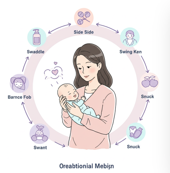 2~4주: 감각 반응과 위로법