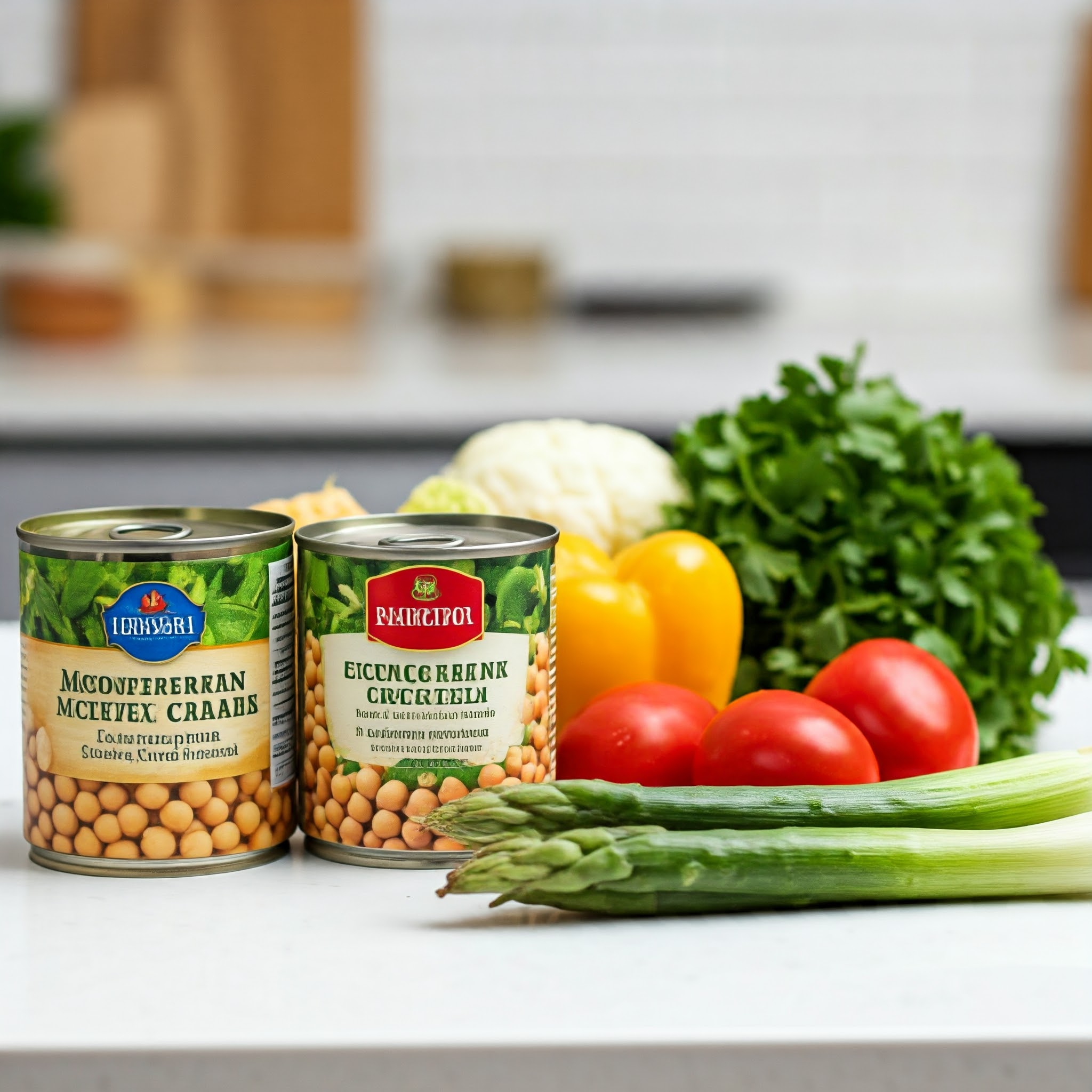 지중해식 병아리콩 샐러드 필수 재료