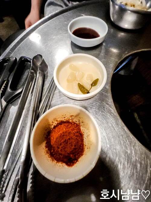 하남 인삼한약막걸리 쯔란 찍어 먹으면 또다른 맛