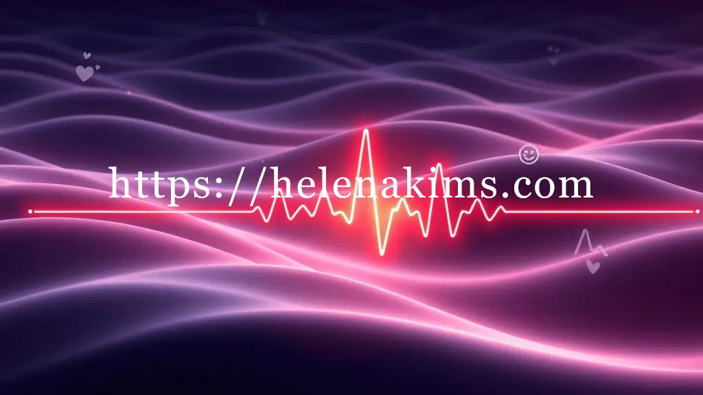 규칙적인 파동이 평온하게 이어지는 배경 위에, 한 지점에서 갑자기 크고 불규칙하게 튀어 오르거나 잠시 멈췄다가 다시 시작하는 심장 박동의 파형이 선명하게 표현된 이미지.