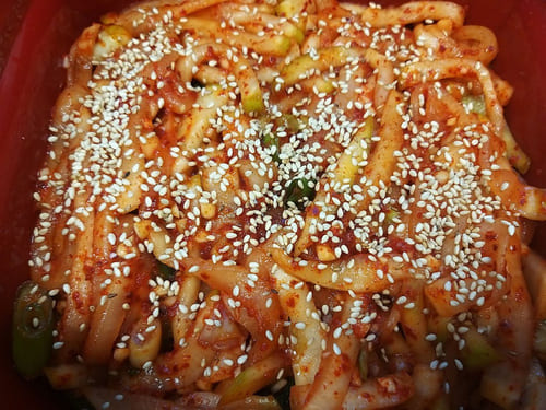 무김치 사진