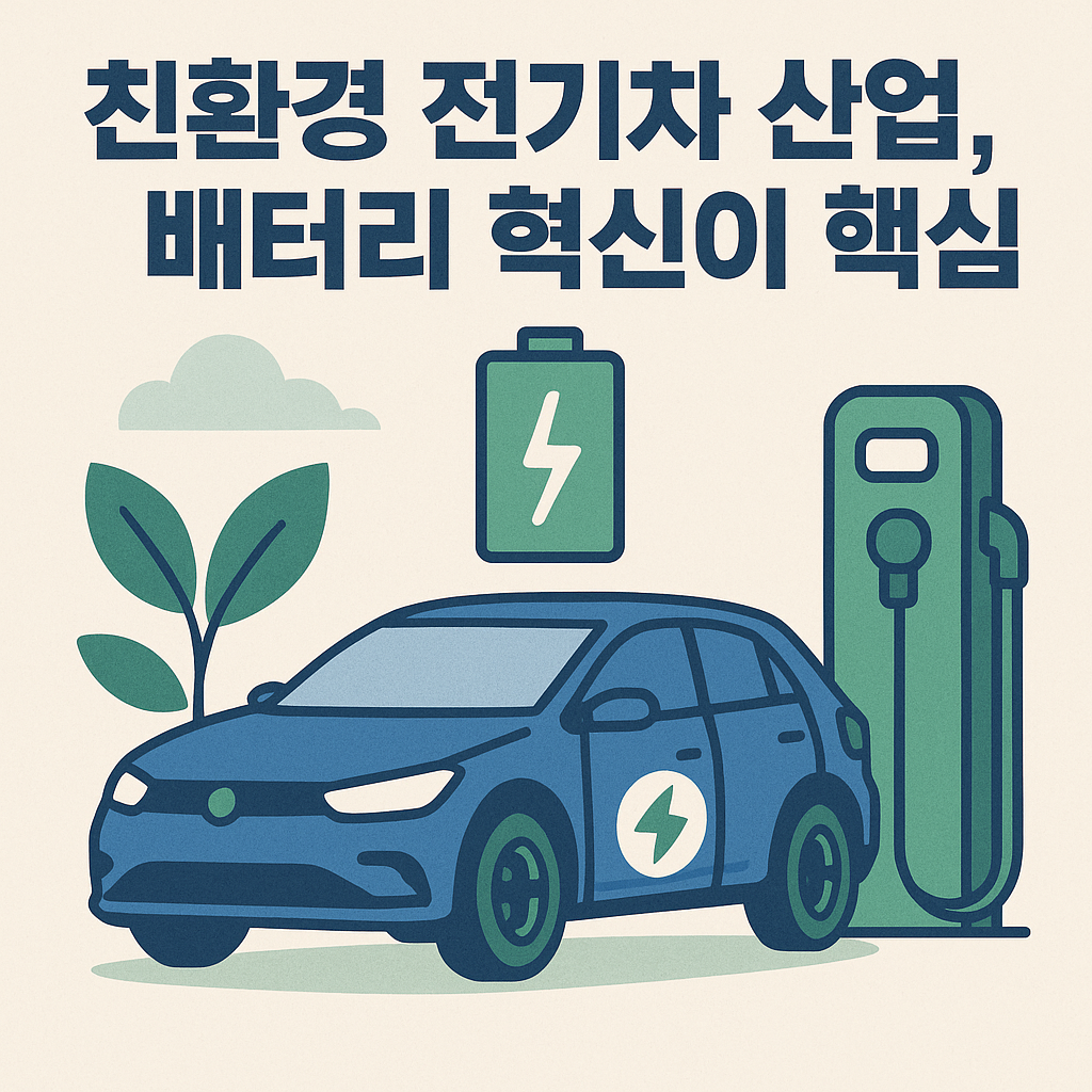 친환경 전기차 산업, 배터리 혁신이 핵심