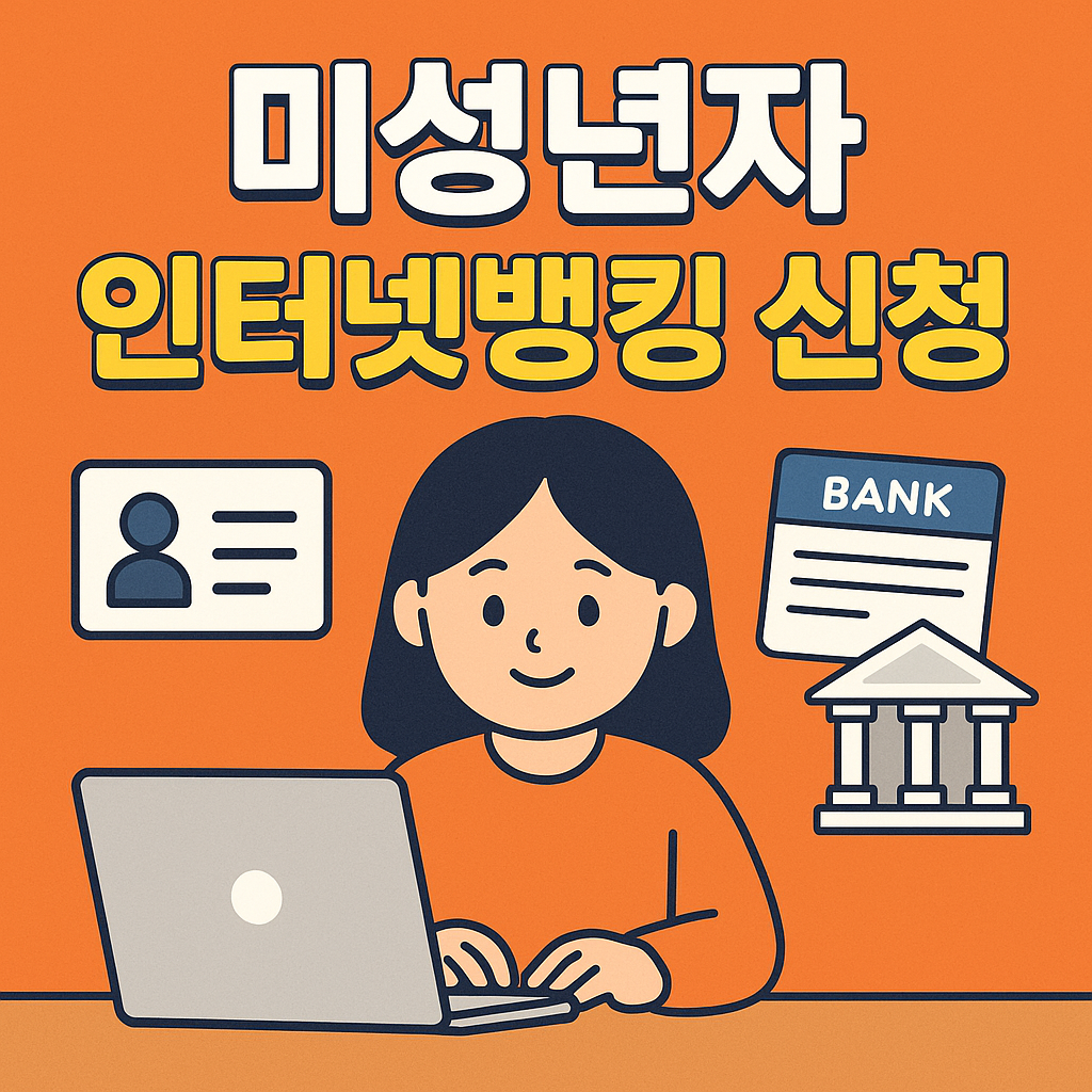 미성년자 인터넷뱅킹 신청