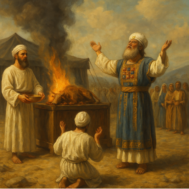 레위기 9장 제사장의 첫 제사와 하나님의 임재