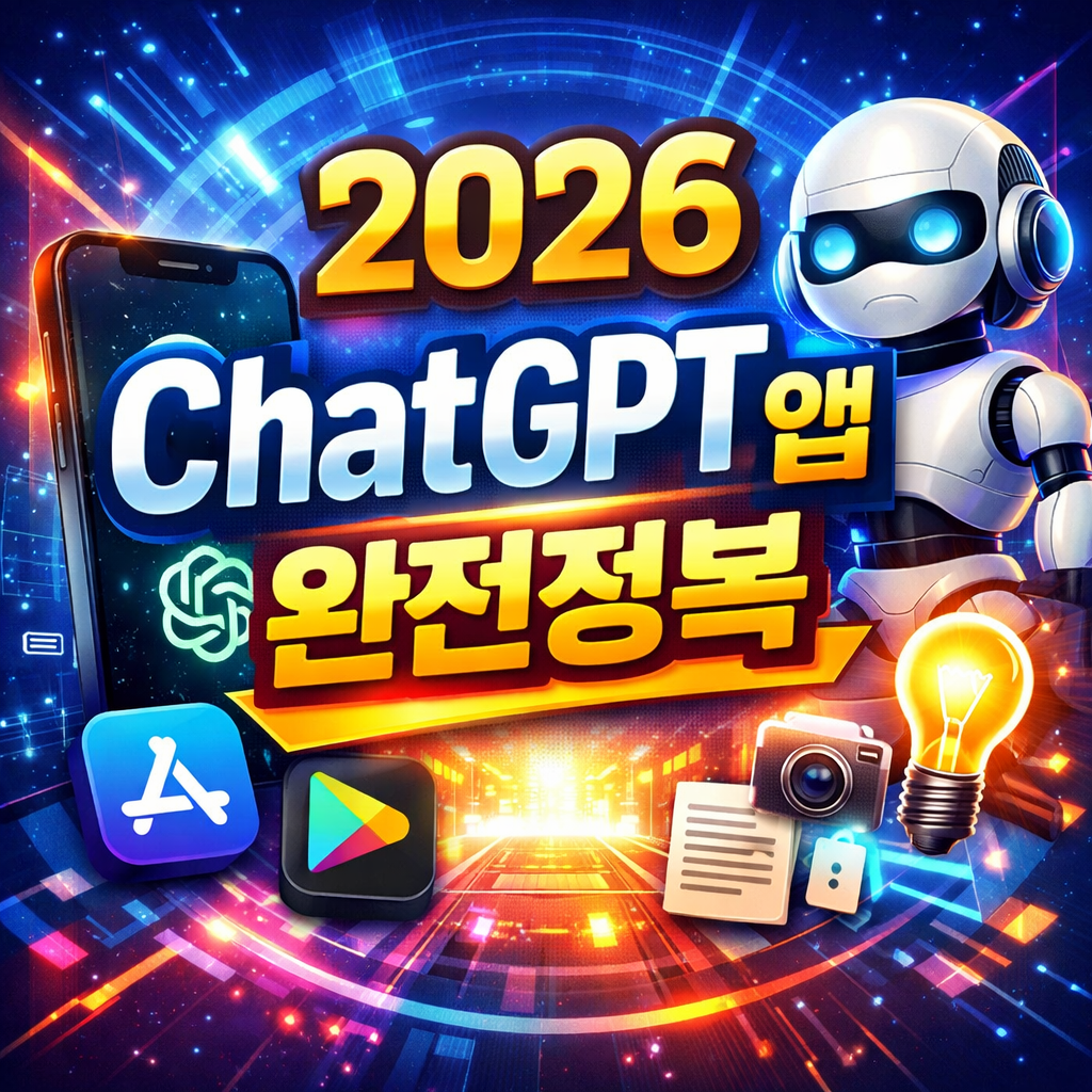 ChatGPT 앱 설치방법 + 활용 꿀팁 !!! AI시대 필수 앱 완전 정리 (2026 최신)