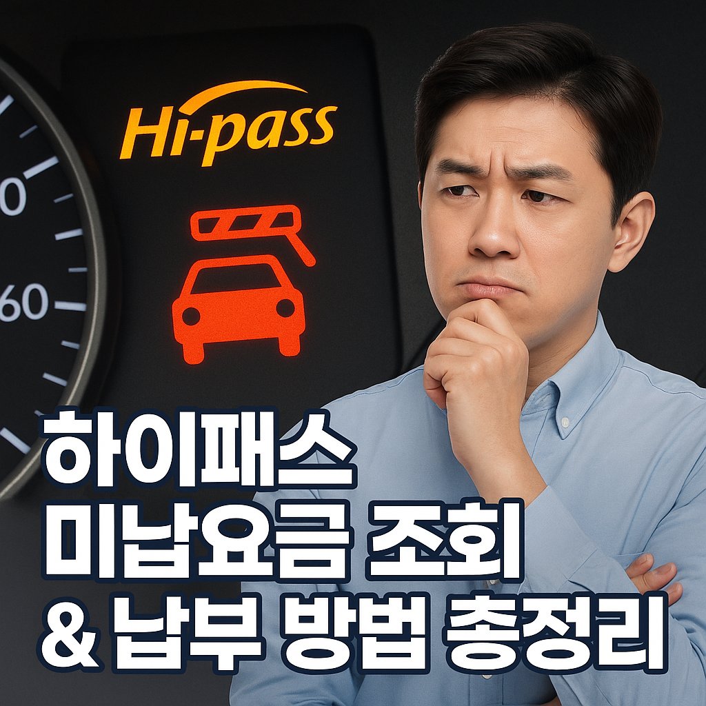 하이패스 미납요금 조회, 납부 방법 총정리 썸네일 이미지