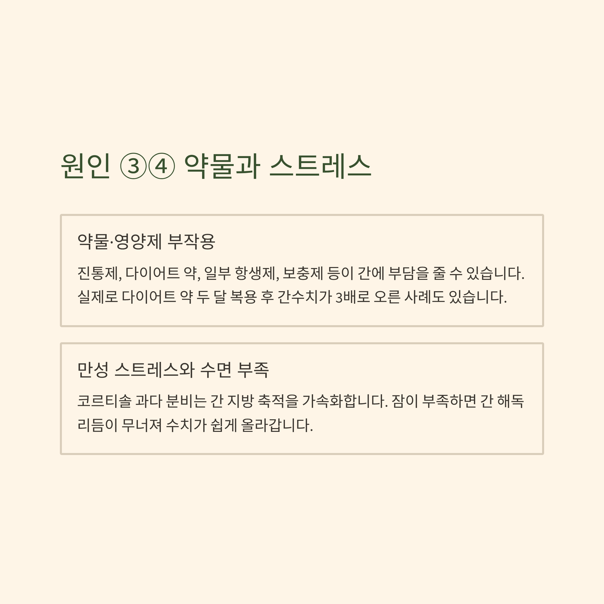 약물과 스트레스