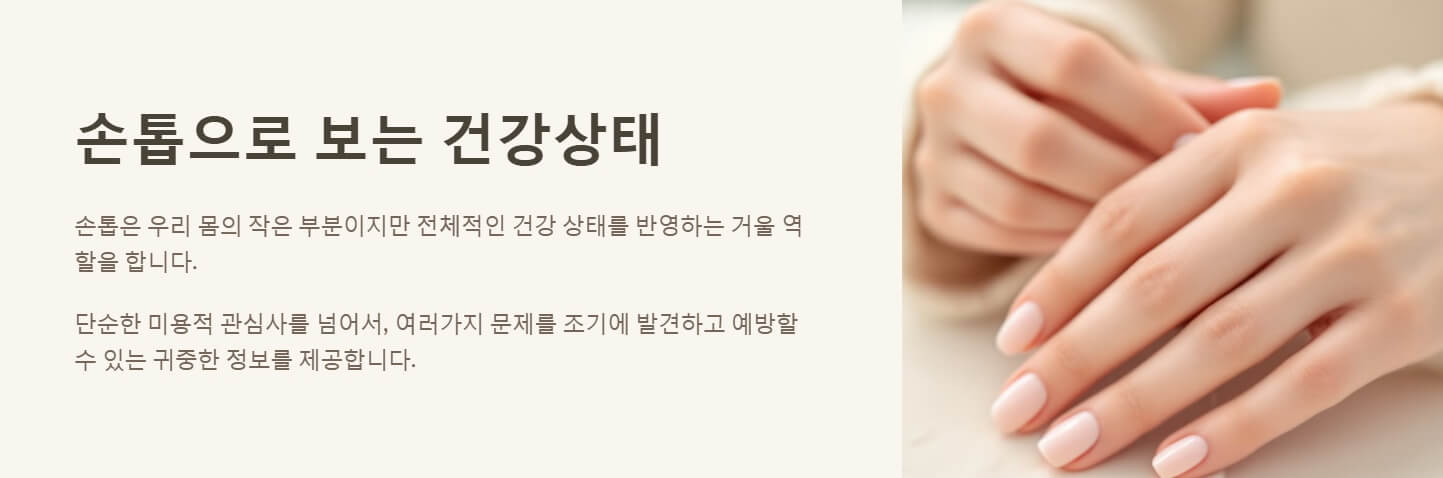 손톱으로 보는 건강상태