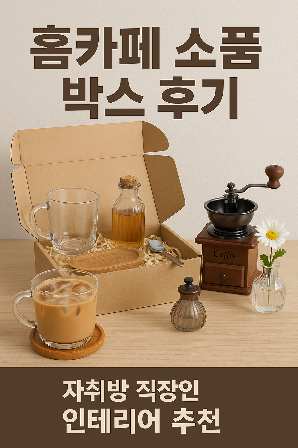 홈카페 소품 박스