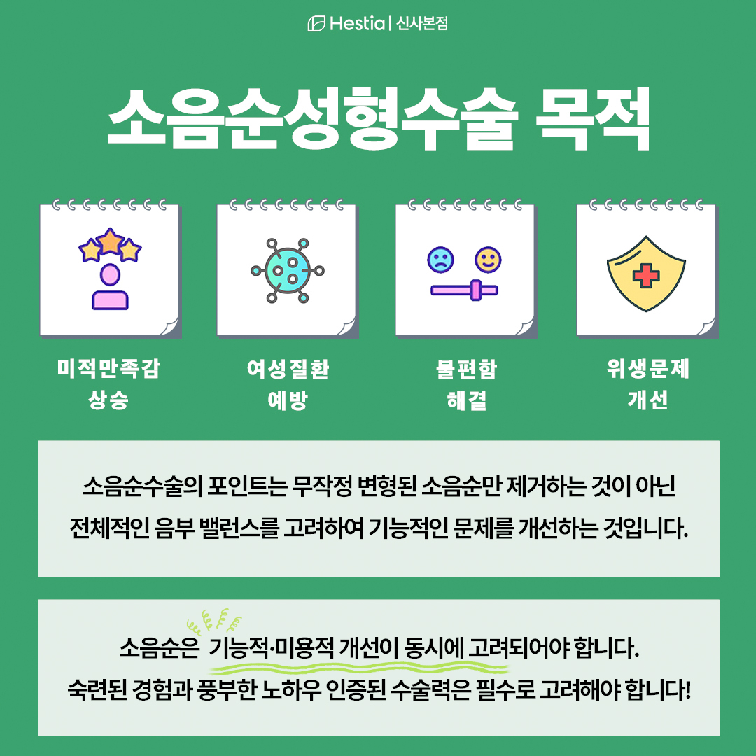 소음순성형수술 이건 꼭 알고가세요!