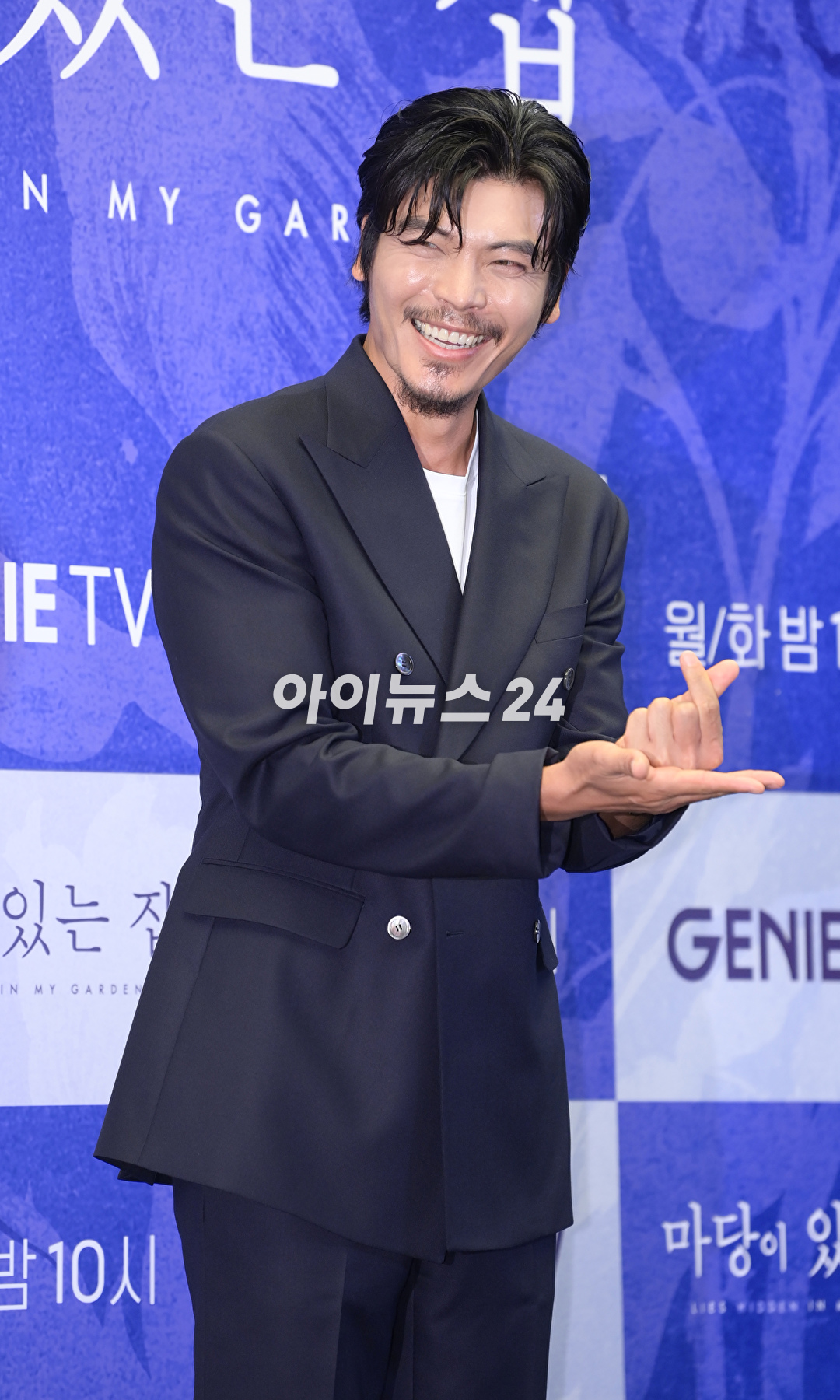 배우 김성오가 19일 오후 서울 마포구 상암동 스탠포드호텔에서 열린 지니 TV 오리지널 드라마 &#39;마당이 있는 집&#39; 제작발표회에 참석하고 있다. [사진=정소희 기자]
