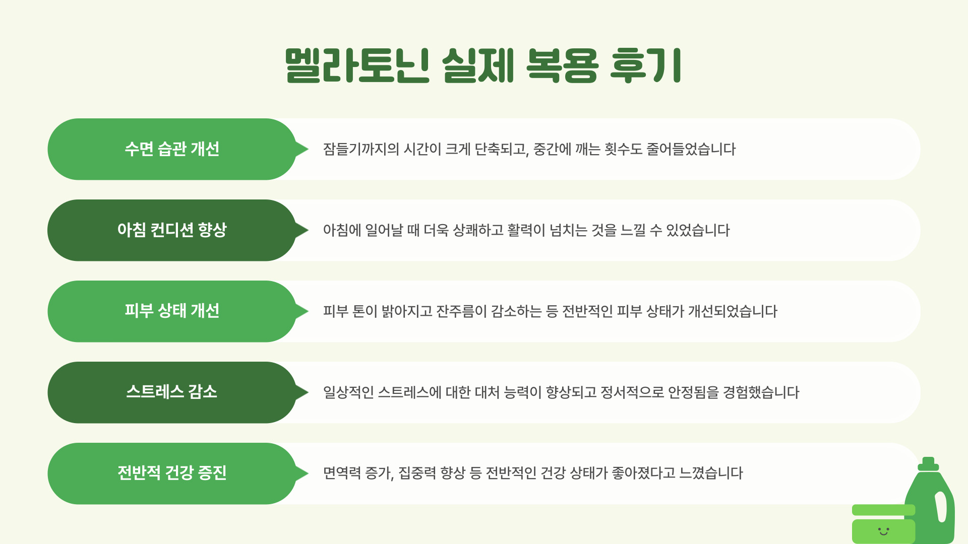 멜라토닌 효능 노화방지와 수면개선