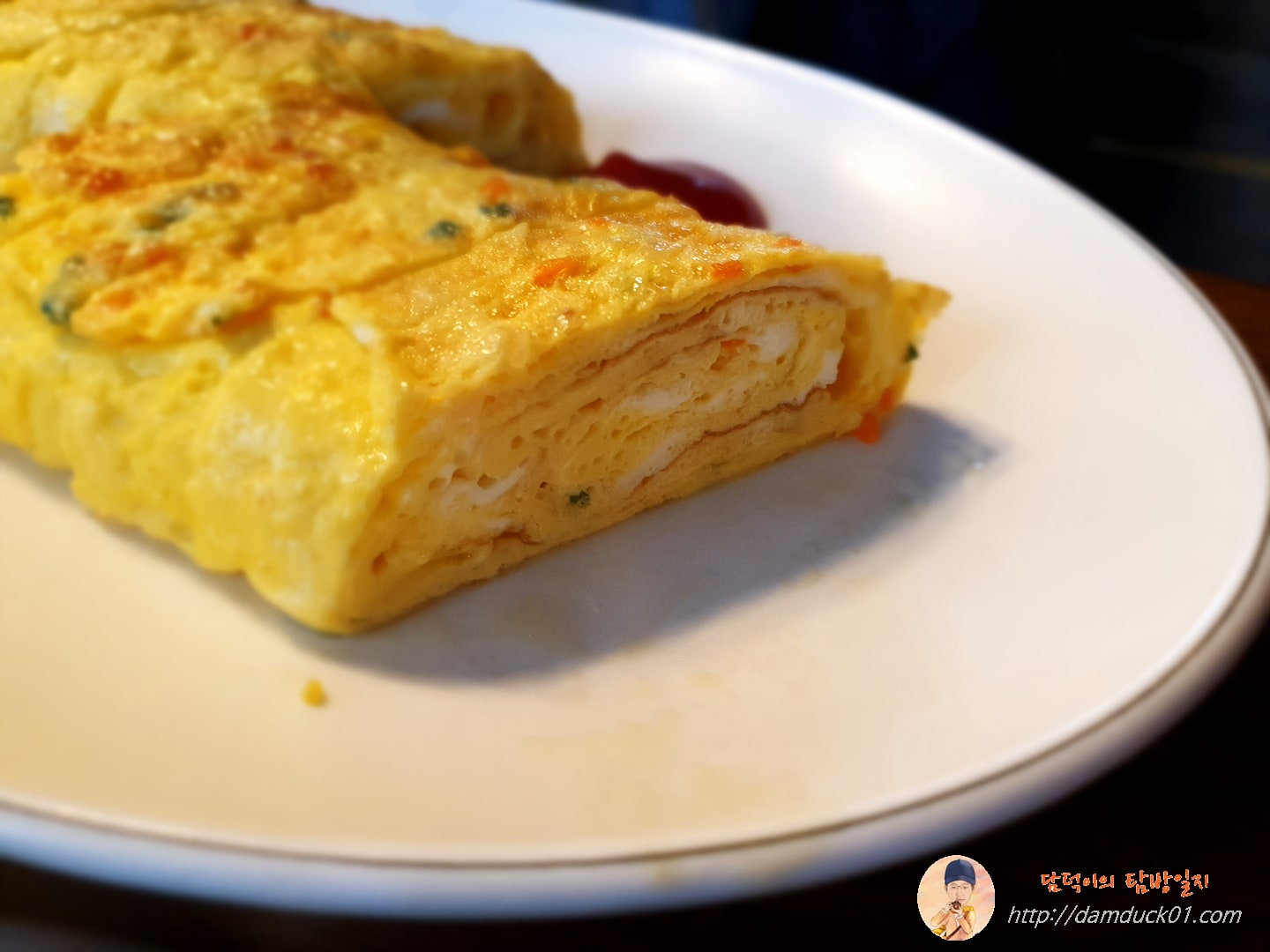 달걀말이 단면