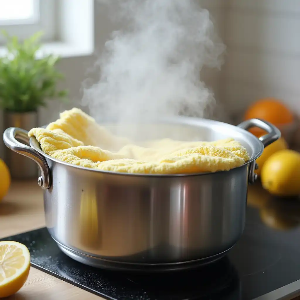 깨끗한 주방 - 행주 냄새 없애는 노하우