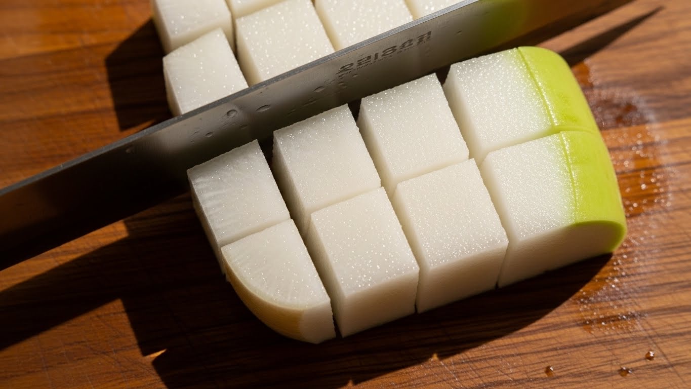 석박지 깍두기 담그는법