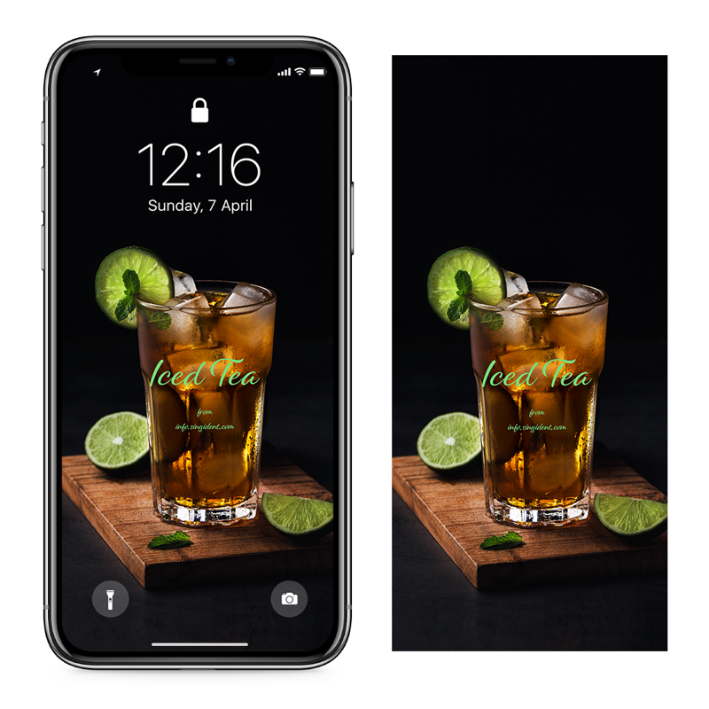 05 아이스티 C - Iced Tea 아이폰여름배경화면