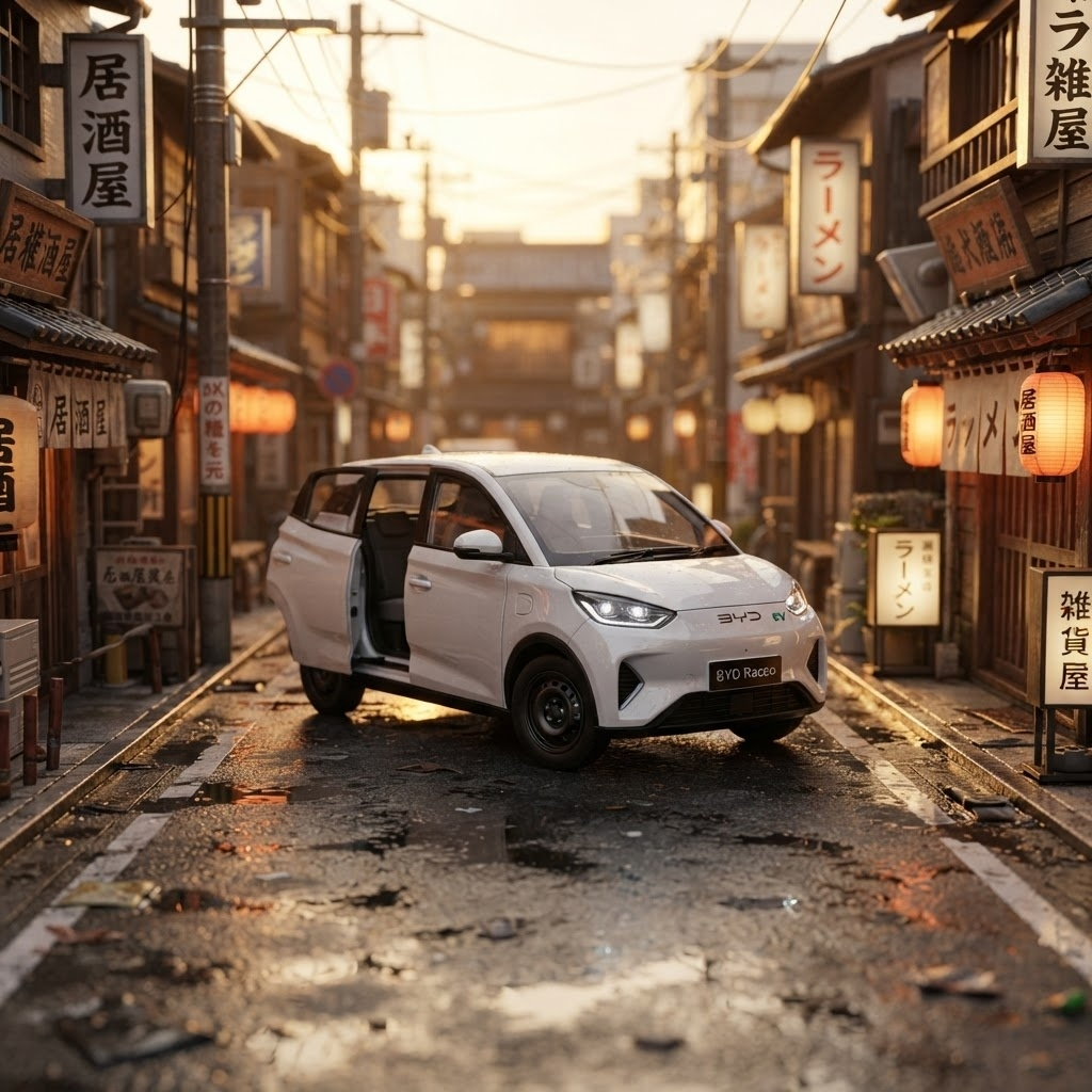 2026 BYD 라코 전기 경차 일본 출시 측면