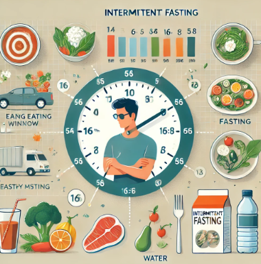 간헐적 단식에 대한 이해를 돕기 위한 이미지.