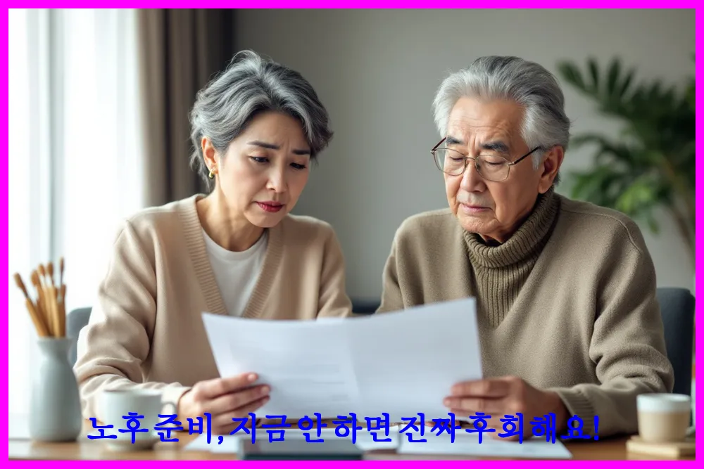 노후 준비, 지금 안 하면 진짜 후회해요!