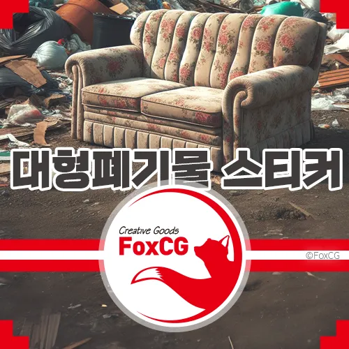 대형폐기물 스티커 인터넷 신고하는 법