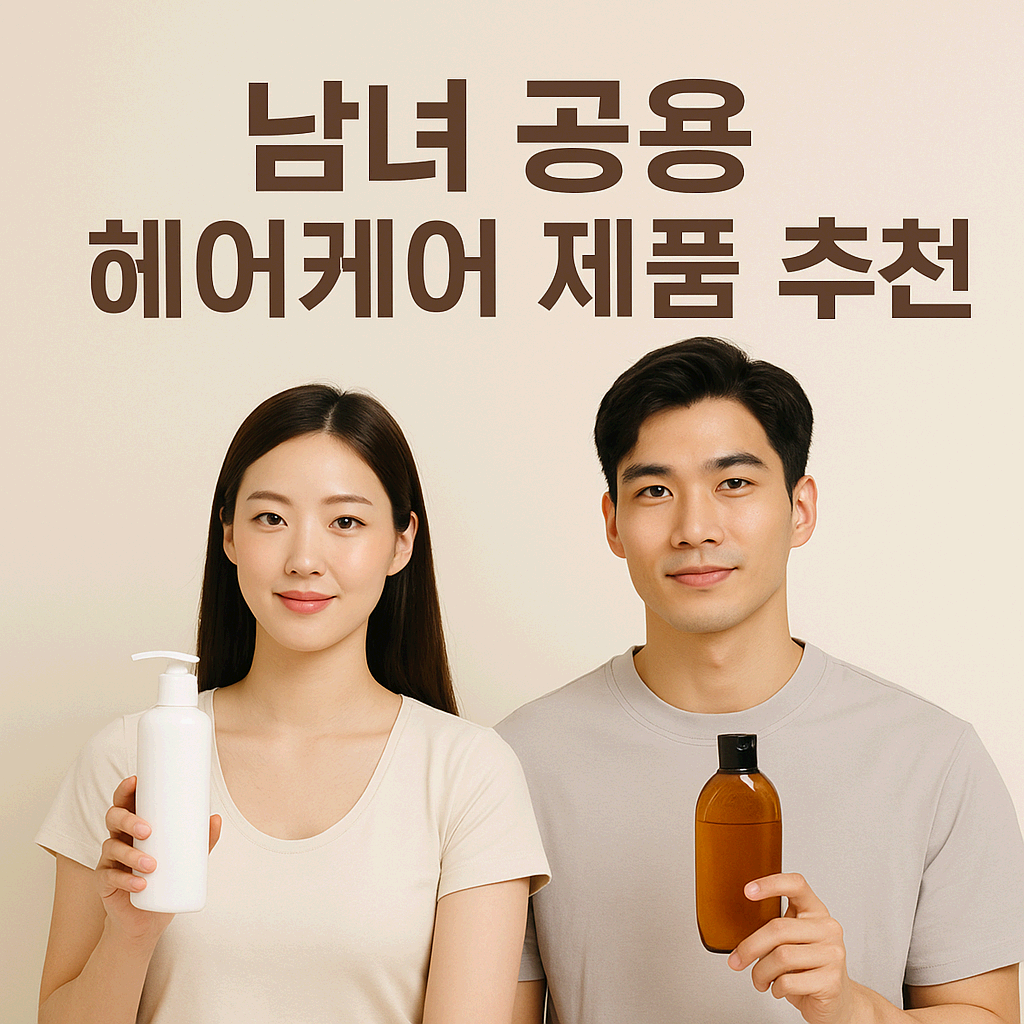 남녀 공용 헤어케어 제품 추천