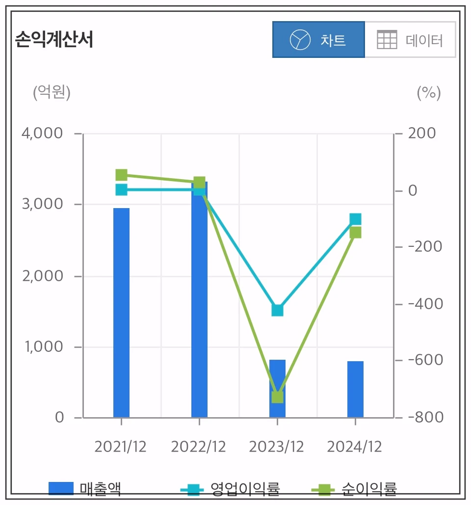 티와이홀딩스우-손익계산서
