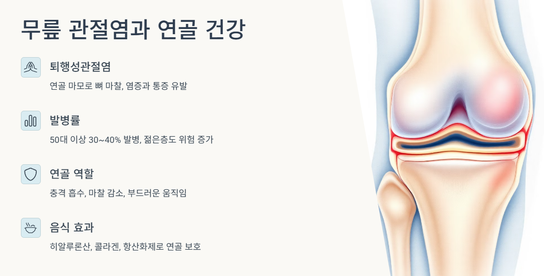 무릎 관절염과 연골 건강