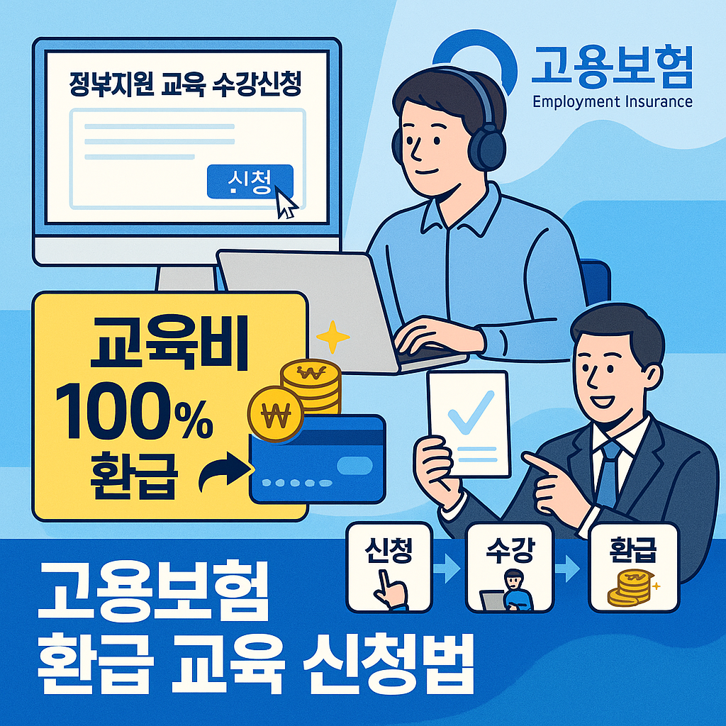 고용보험 환급 교육 신청법