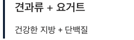 관절에 좋은 견과류와 요거트