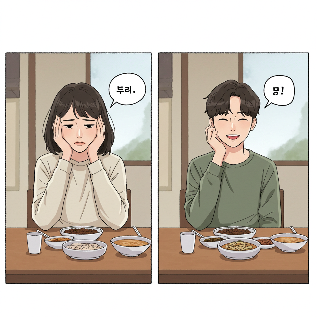 명절 잔소리 처리