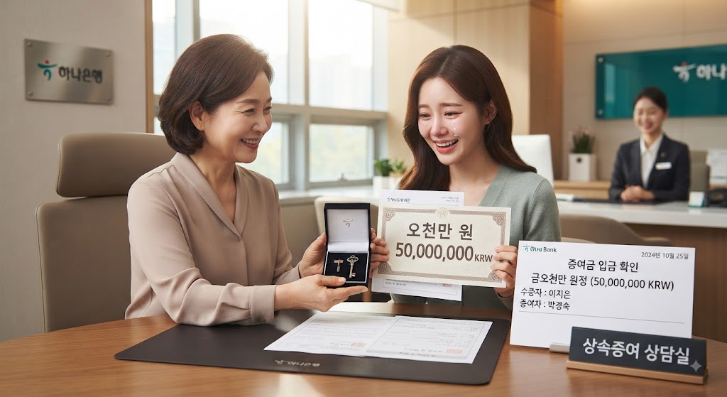 부모가 자녀에게 5,000만 원 증여