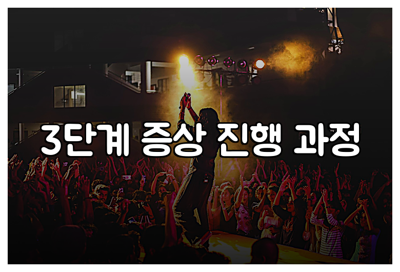 3단계 증상 진행 과정