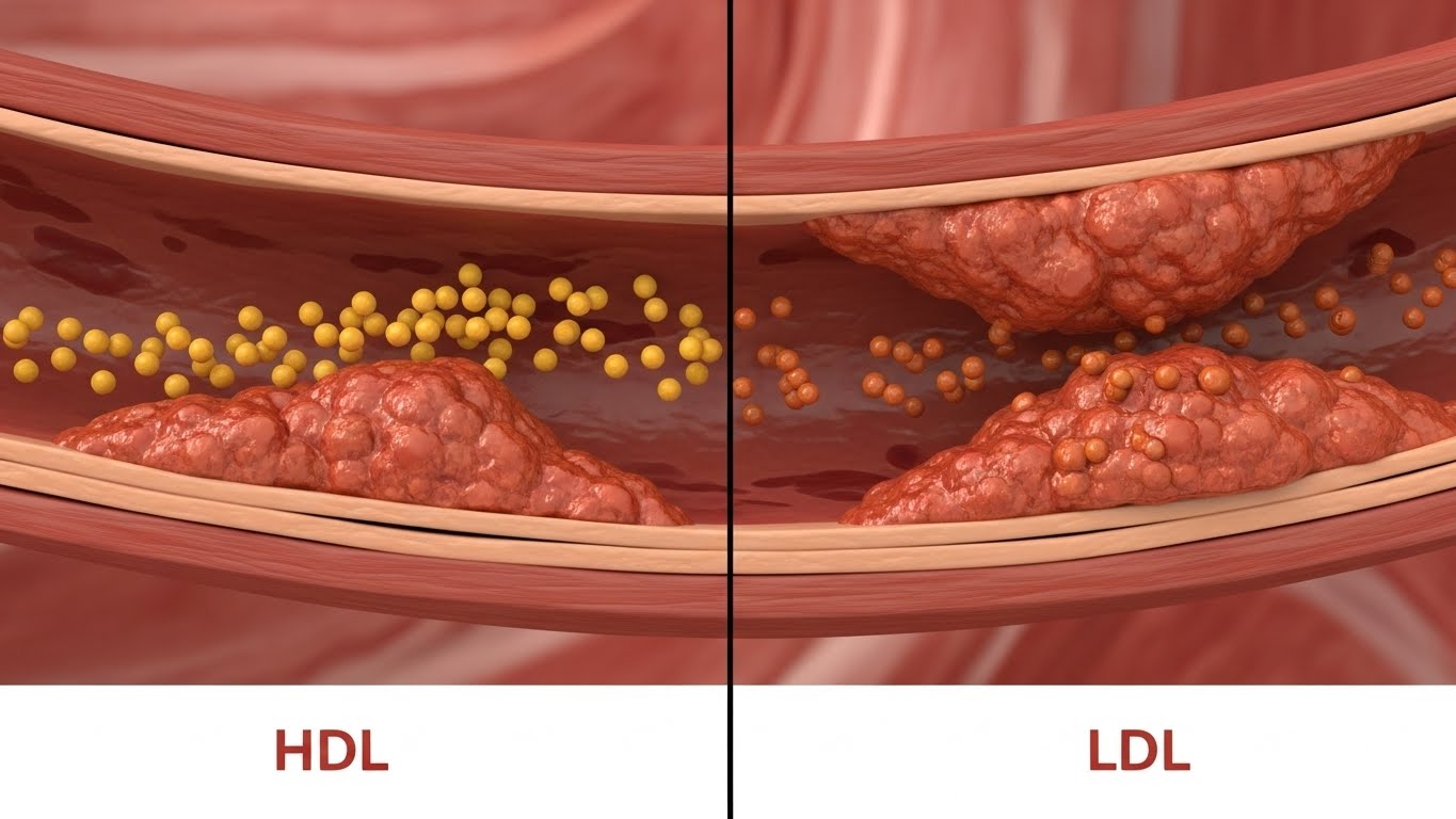 HDL과 LDL 비교
