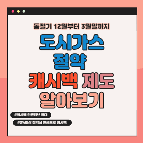 도시가스-절약-캐시백-제도