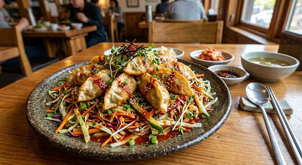 비빔만두