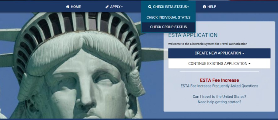 ESTA 발급 / 신청방법 / 공식사이트