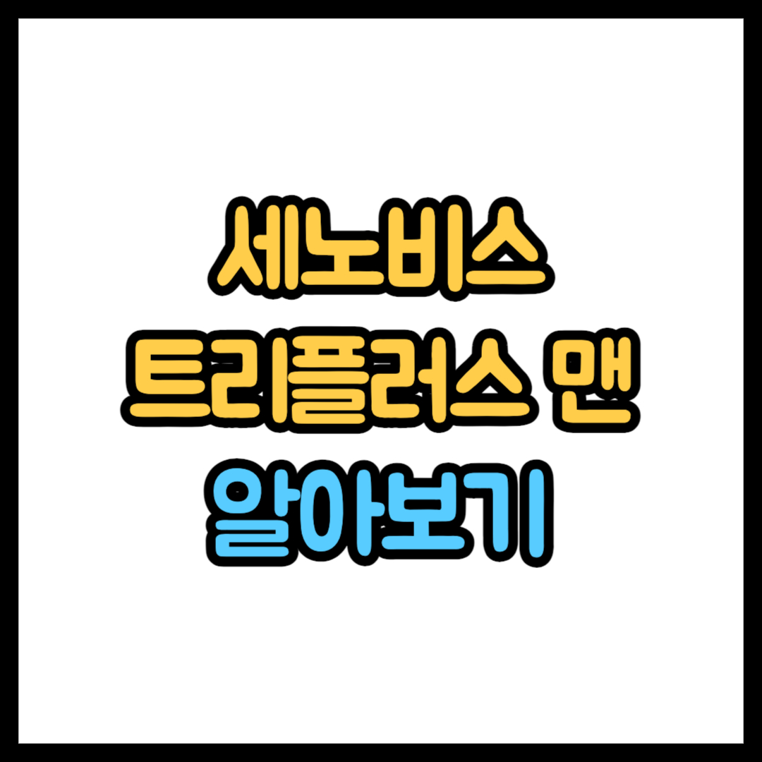 세노비스 트리플러스 맨