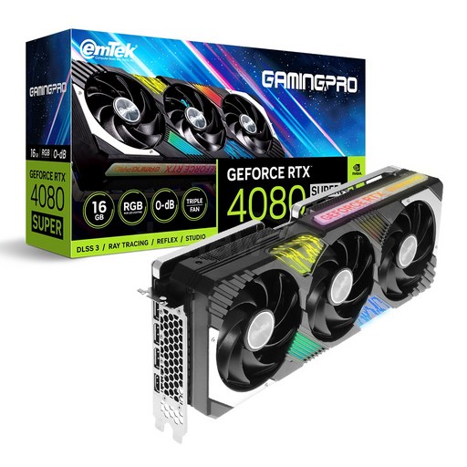 이엠텍 지포스 RTX 4080 SUPER GAMING PRO D6X 16GB 그래픽카드 추천