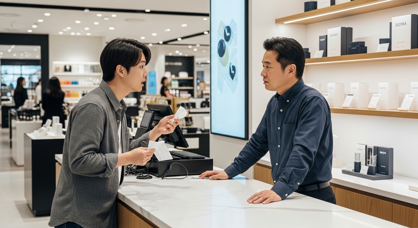 현금 결제 후 환불 거부, 가능한가요?