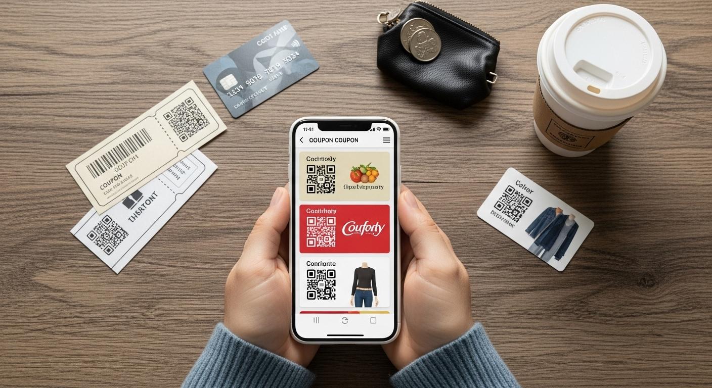 휴대폰 쿠폰지갑